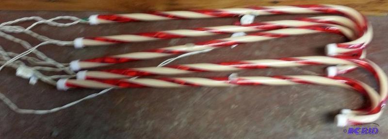 Set of 4 Christmas Candy Canes lights...
