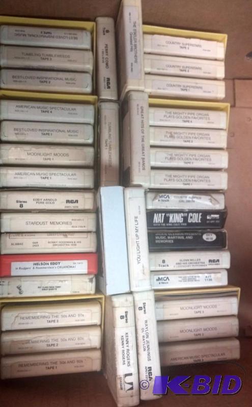 Large Lot of 8 Track Tapes...