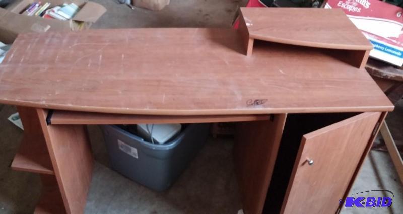 lot 22 image: Computer Desk with Monitor Stand...