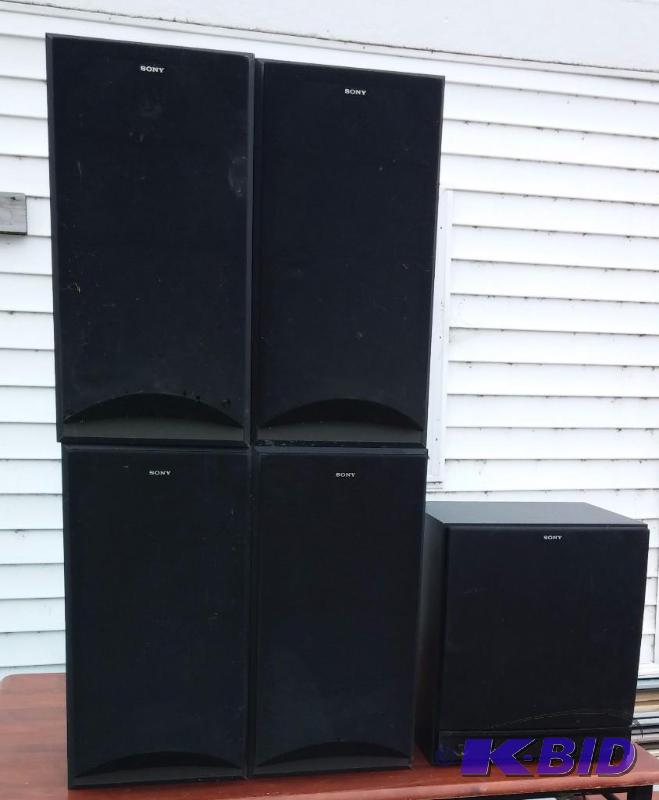 lot 24 image: Sony Home Theater Speaker System Sony SS-MB2...