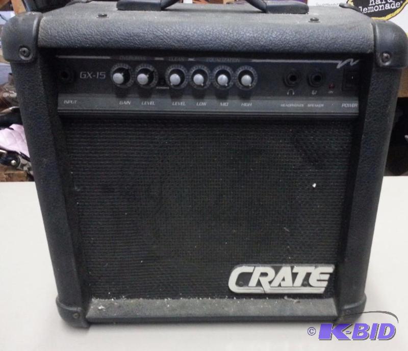 lot 27 image: Crate GX-15R 30 Watt Portable Guitar Practice...