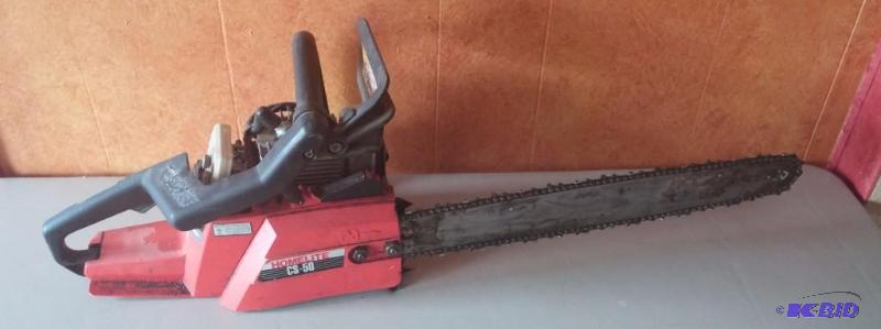 lot 4 image: Homelite Gas Powered 20" Chain Saw...