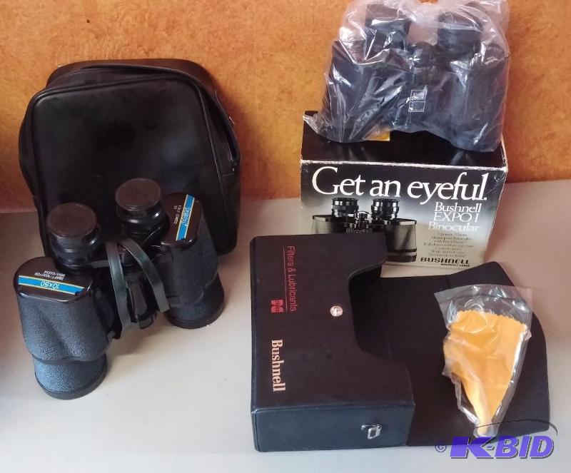lot 5 image: Set of 2 Binoculars--Tasco Fully Coated Opti...