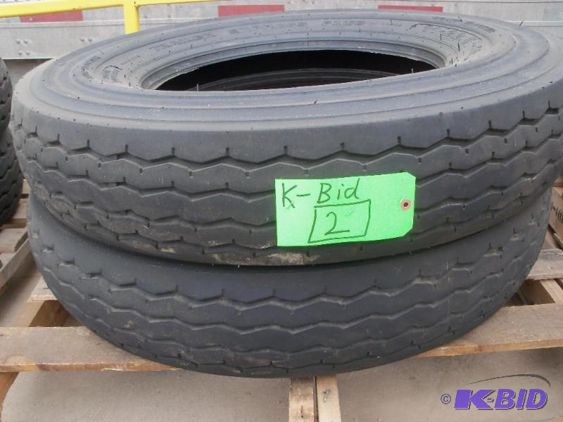 Semi Tires, 11.00X22.50,12 ply. Tubeless Sing...