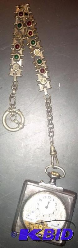 lot 1 image: Vintage Hebdomas 8 day (8 Jour) Pocket Watch....