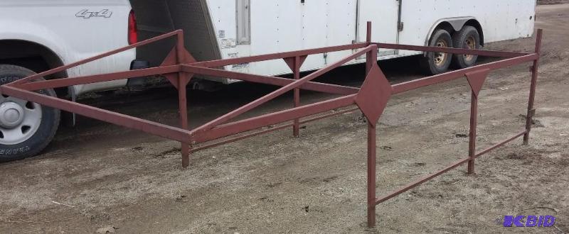 lot 13 image: Full Size Truck Ladder Rack,,,Heavy great sha...