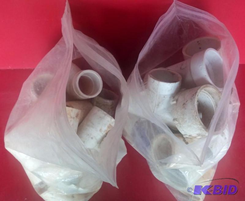 lot 27 image: Lot of plastic PVC fittings...