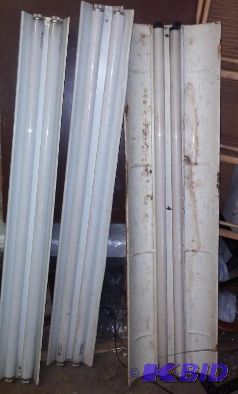 lot 48 image: Pair of GLOW LIGHT lamps-For planting Plus on...
