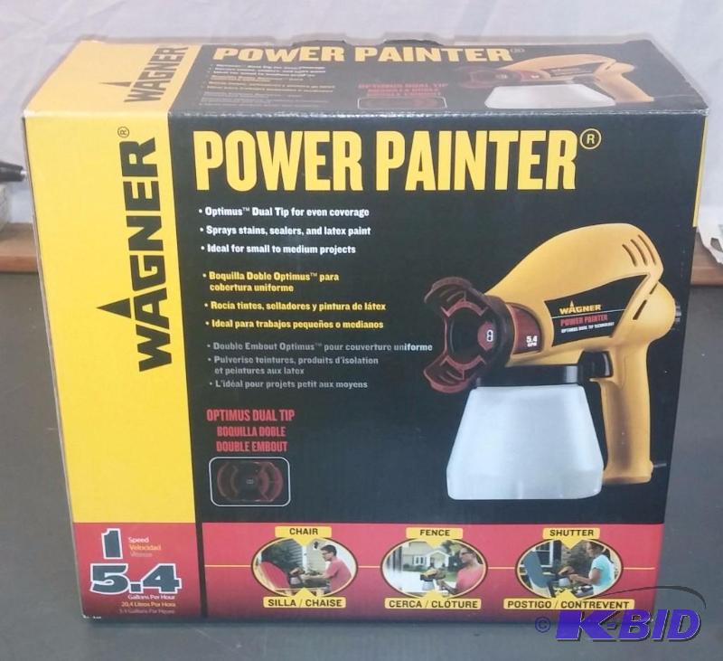 lot 6 image: Used once Wagner Power Sprayer, complete with...