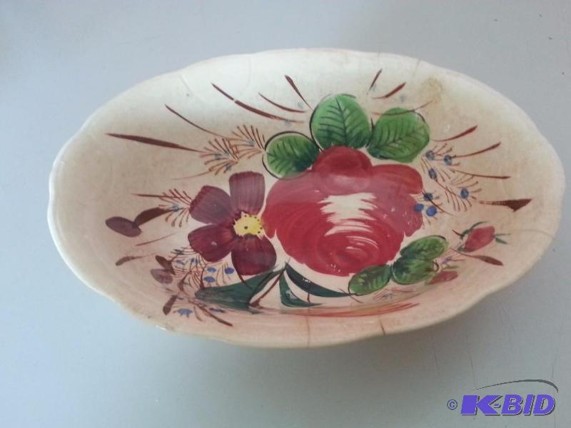 Vintage Glassware Oval Serving Bowl...