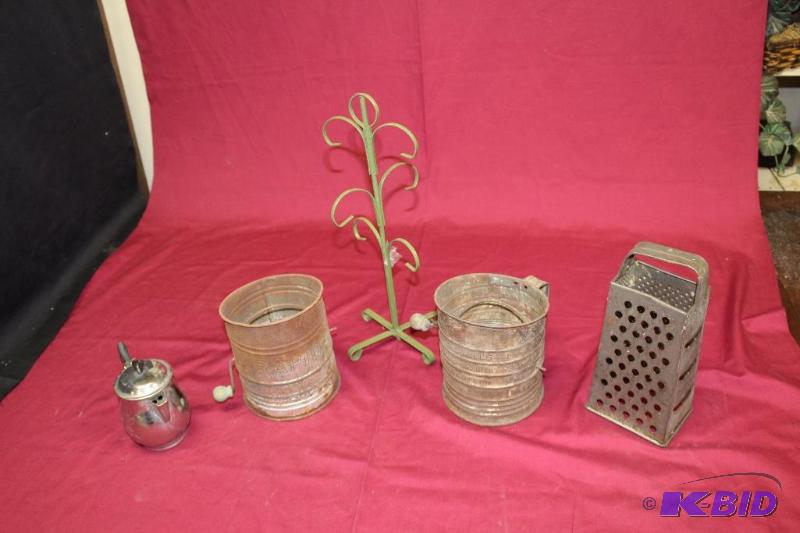 lot 127 image: Flour Sifters, etc.. ...
