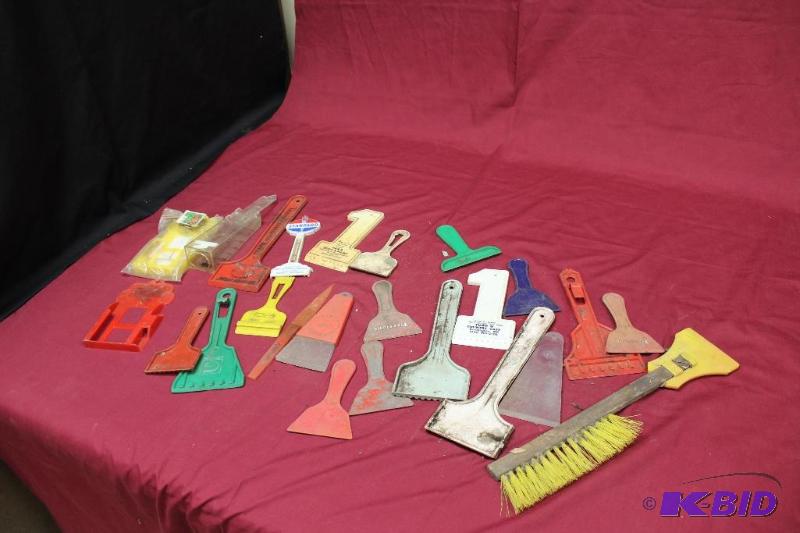 lot 129 image: Vintage Window Scrapers ...