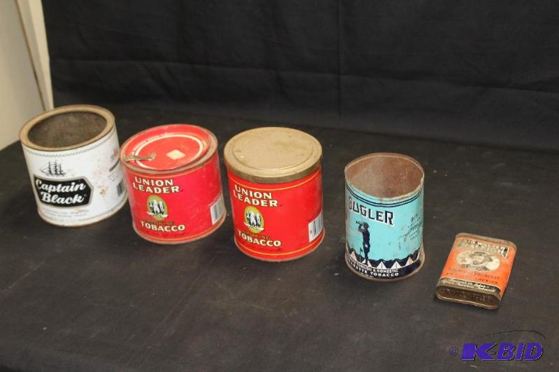 lot 142 image: Tobacco&nbspTins ...
