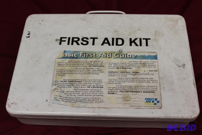 lot 143 image: First Aid Kit ...