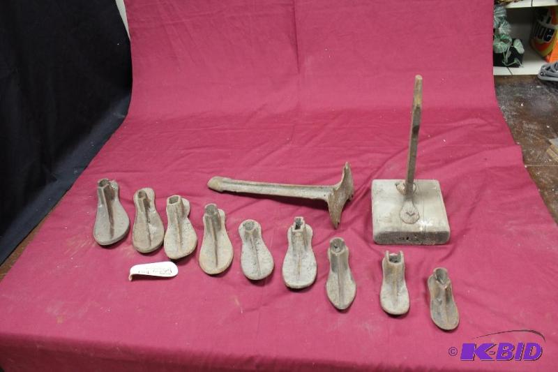 lot 153 image: Antique Cast Iron Cobbler Supplies ...