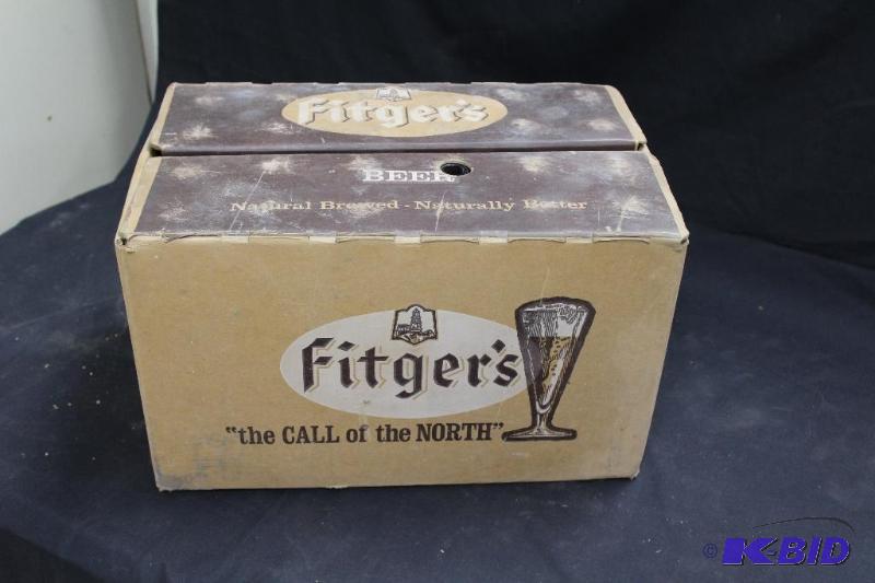 lot 163 image: Vintage Case of Beer Bottles  Includes all 24...