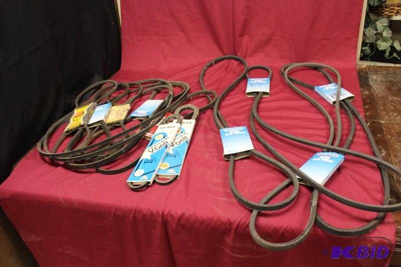 lot 244 image: Belts, see photos for sizes ...