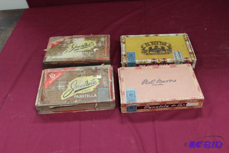 lot 317 image: Cigar Boxes ...