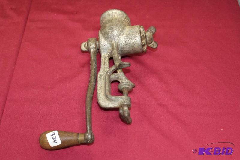 lot 324 image: Meat Grinder  Works Well...