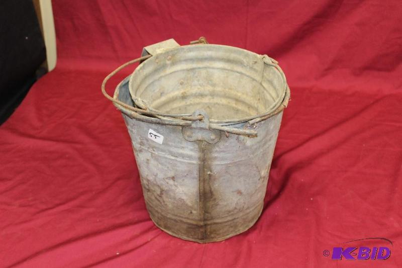 lot 55 image: Vintage Tin Buckets ...
