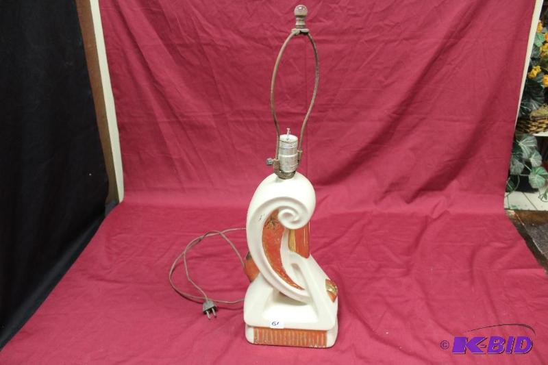 lot 61 image: Vintage Lamp ...