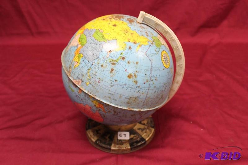 lot 63 image: Vintage Globe...