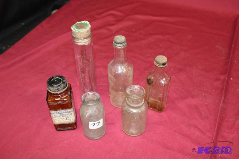 lot 77 image: Antique Medicine Bottles ...