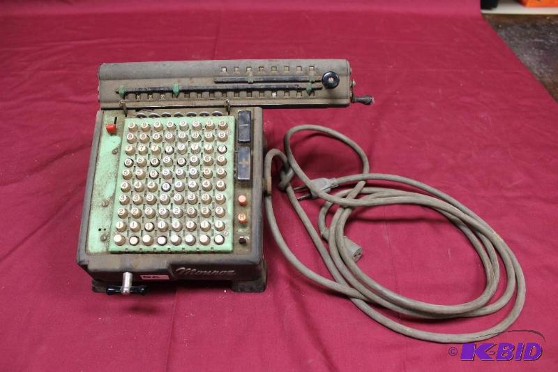lot 86 image: Monroe Electric Adding Machine ...