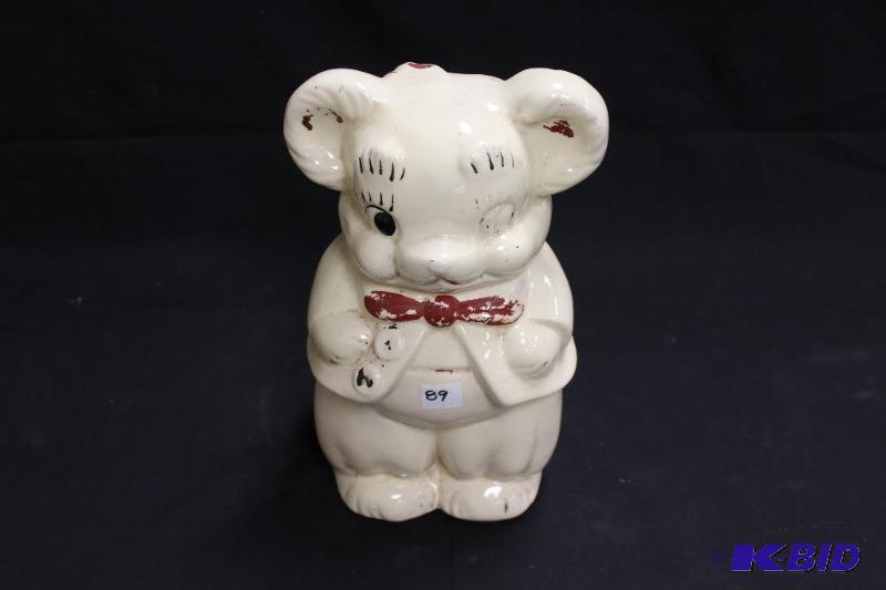 lot 89 image: Cookie Mouse Jar ...