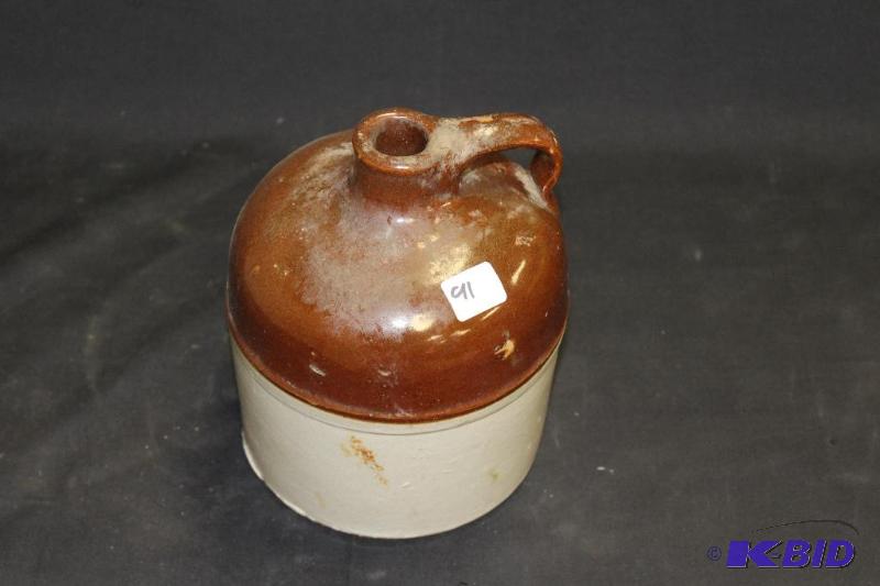 lot 91 image: One Gallon Stoneware Jug ...