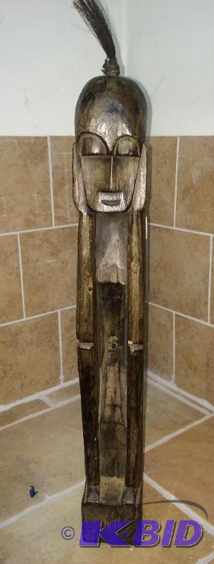 lot 30 image: Hand Carved Wooden Tribal Carving Made in Indonesia