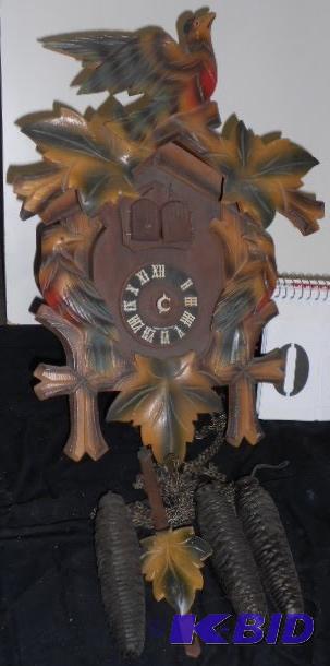 lot 98 image: Vintage German Cuckoo Clock
