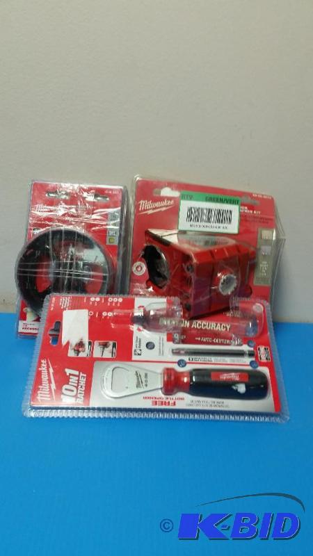 lot 106 image: SET OF MILWAUKEE TOOLS