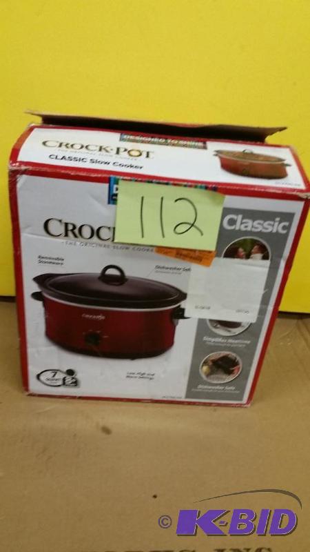 lot 112 image: Crock-Pot 7-qt. Slow Cooker