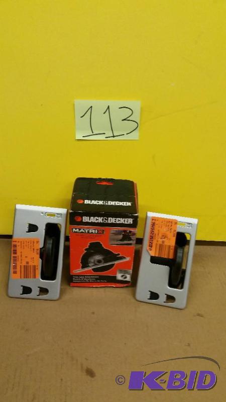 lot 113 image: SET OF 3 B&D MATRIX SAWS & IMPACT ATTACHMENTS... BDCMTTSC & BDCMTJSC & BDCMTI BRAND NEW