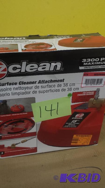 lot 141 image: EZ Clean 15 Surface Cleaner Attachment