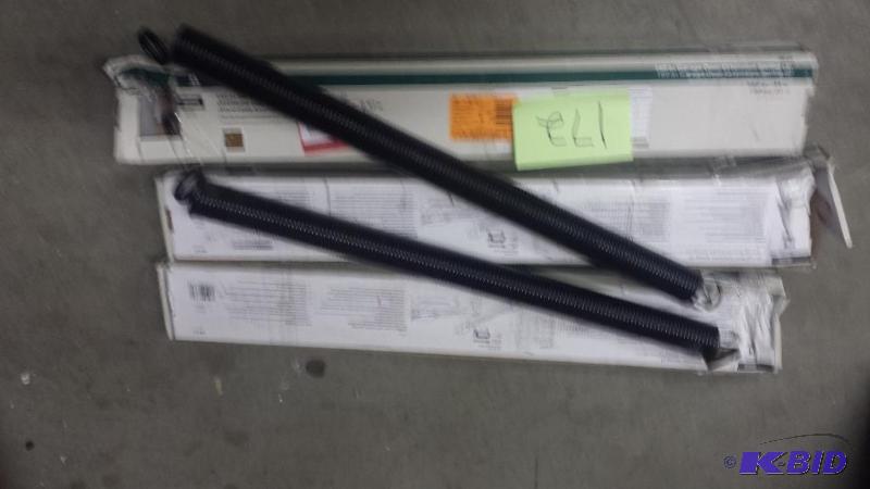 lot 172 image: Lot 4 of 160 LB Garage Door Extension Spring (2 pk Each)
