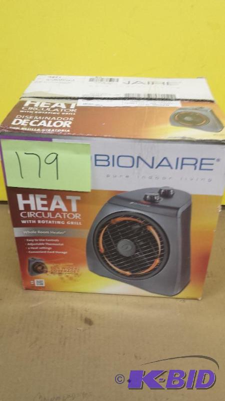 lot 179 image: Bionaire Heat Circulator