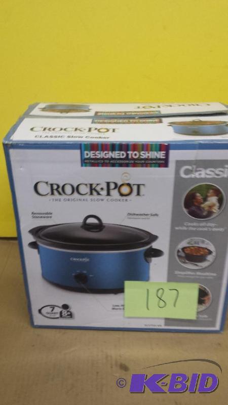 lot 187 image: Crock Pot 7 Qt