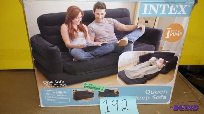 lot 193 image: Intex Queen Sleep Sofa