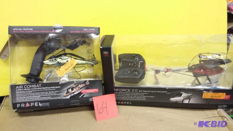 lot 197 image: Lot of 2 Helicopters