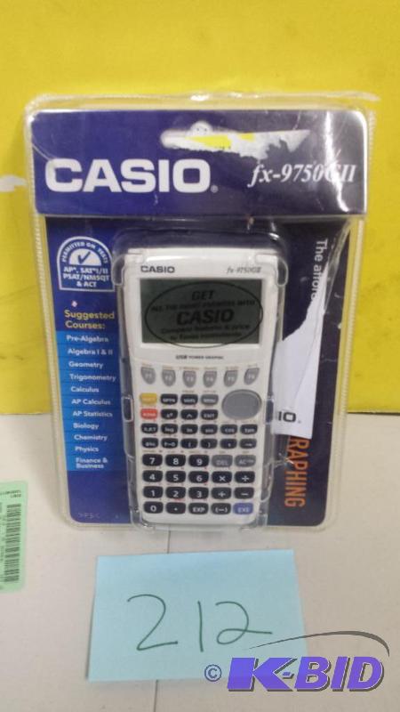 lot 212 image: Casio Calculator