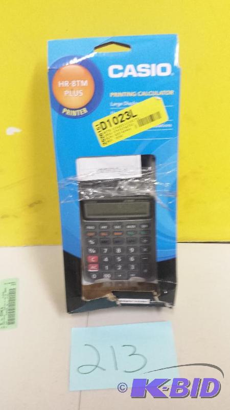 lot 213 image: Casio Calculator