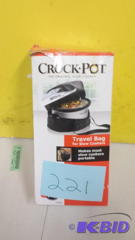 lot 221 image: Crock Pot Travel Bag