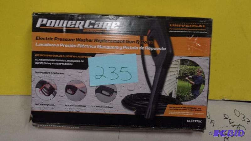lot 235 image: Protect Care Electric Pressure Washer Replacement