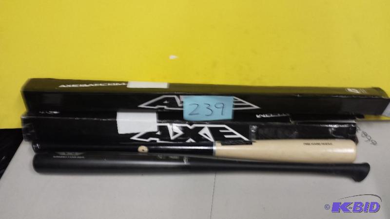 lot 239 image: Lot of 2 AXE Bats