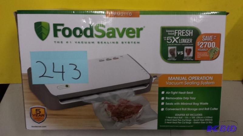 lot 243 image: Food Saver FM2110