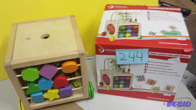 lot 244 image: Multi Activity Cube with Wheels