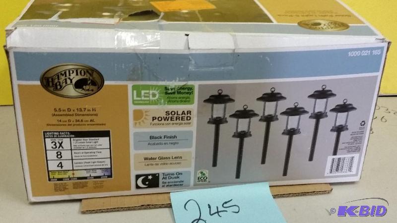 lot 245 image: Hampton Bay Solar Lights