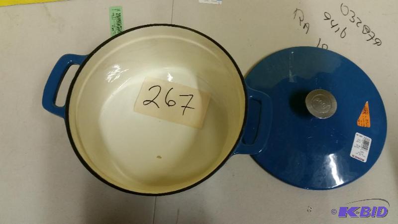 lot 267 image: Ceramic Dutch Oven Pan